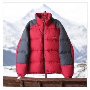 Helly Hansen Red/Grey Puffer Coat- VGUC-Sx Lg - WARM! 🍂❄️​